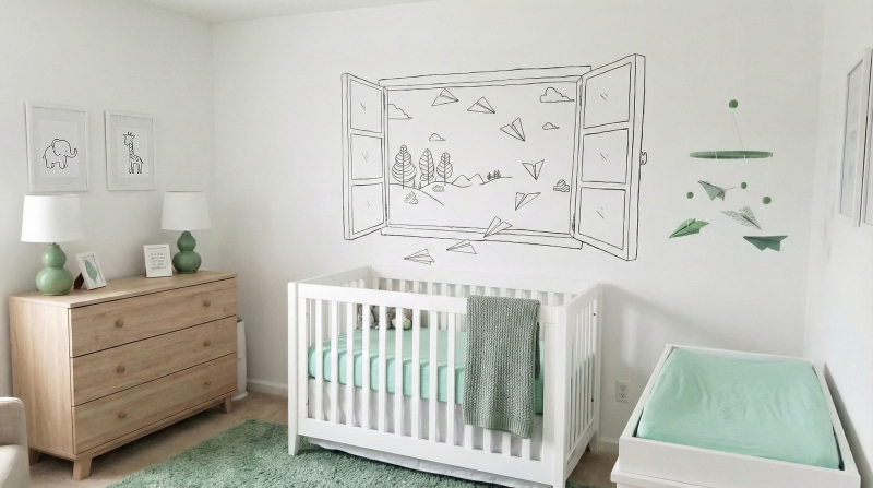 Mural quarto de bebê